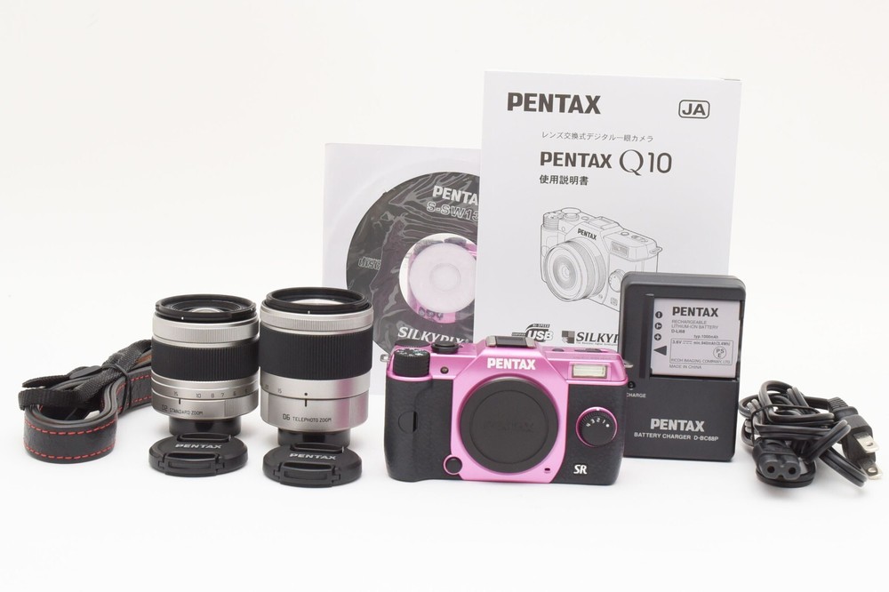 PENTAX Q10 Digital Camera Purple [744 shots] & 2 Lenses [Exc+5] From JAPAN #2496