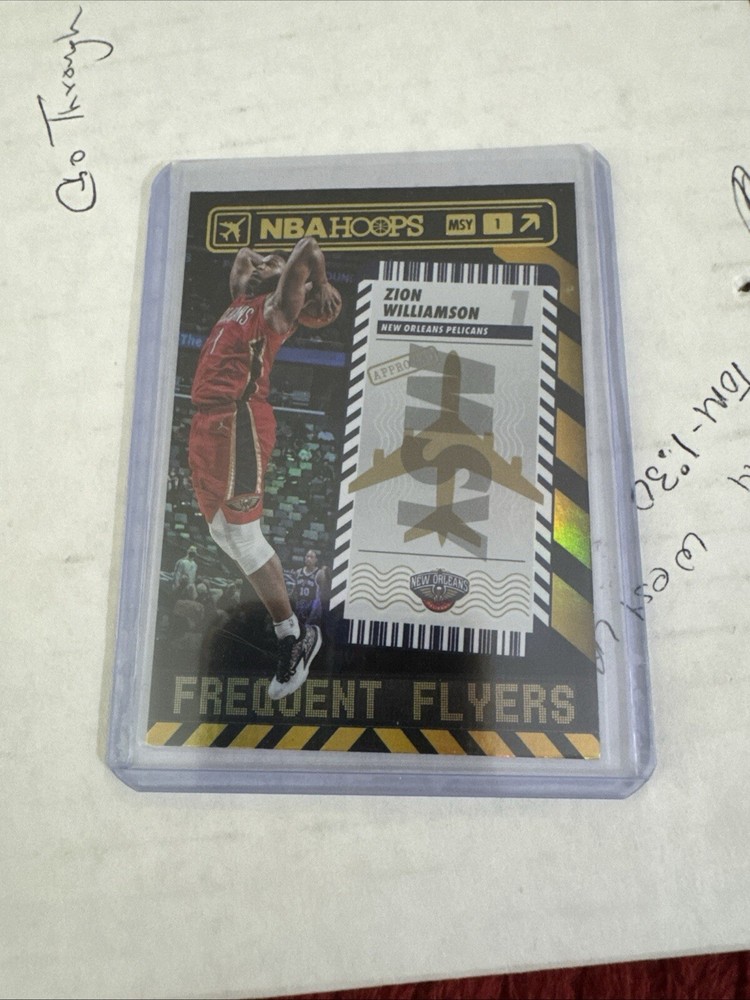 2021-22 Panini NBA Hoops Zion Williamson Frequent Flyers  Holo Insert