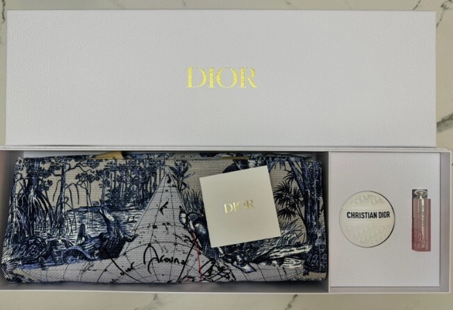 Dior 2025 Gift Set with Tote Le Baume Creme Lip Glow SEALED Flash Sale-image