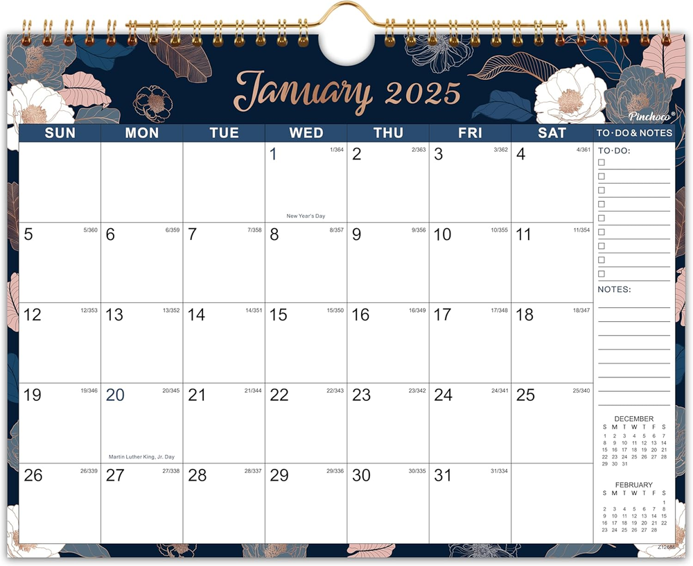 2025 Calendar - Wall Calendar 2025, Jan.2025 - Dec.2025, 8.5