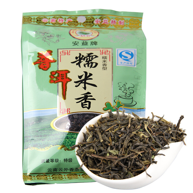 500g Yunnan Cha Pu'er Tea Loose Leaf Glutinous Rice Fragrant Puerh Tea Green Tea