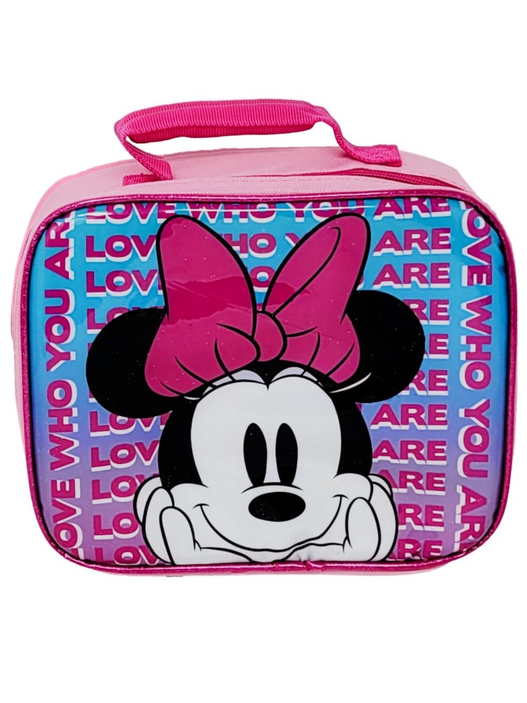Minnie Mouse Insulated Lunch Bag with Bows Disney Reusable