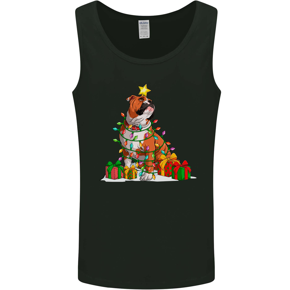 A Christmas Boxer Dog Xmas Mens Vest Tank Top