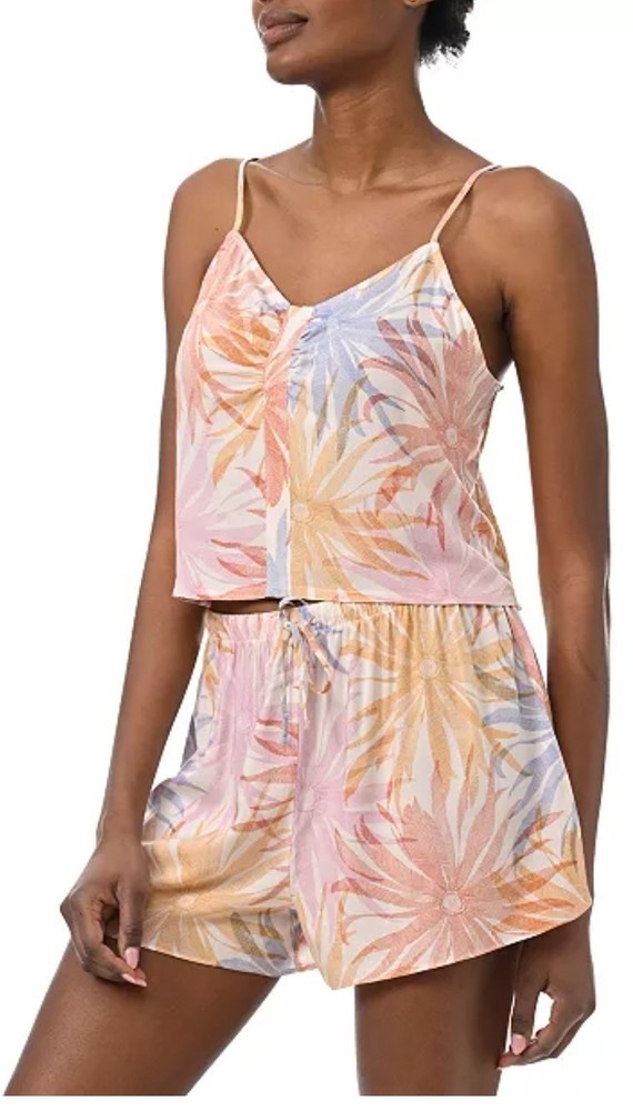Splendid Women's 2-Pc Tank Top & Shorts Sleep Set Daisy Days Small