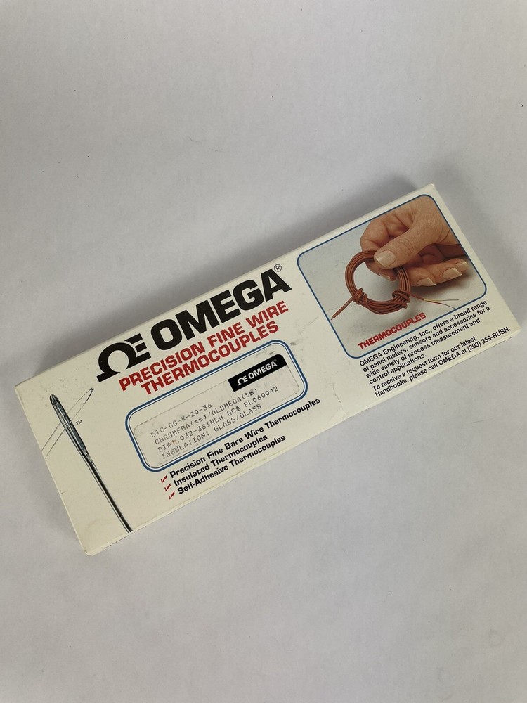 Omega Fine Wire Thermocouple 5TC-GG-T-20-36