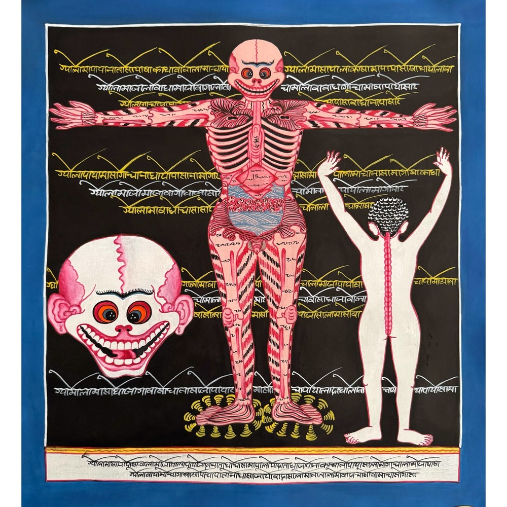 Acupuncture Thangka Painting