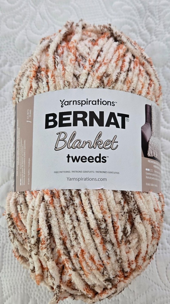 Yarnspirations Bernat Blanket Tweeds Yarn- Woodland Tweed