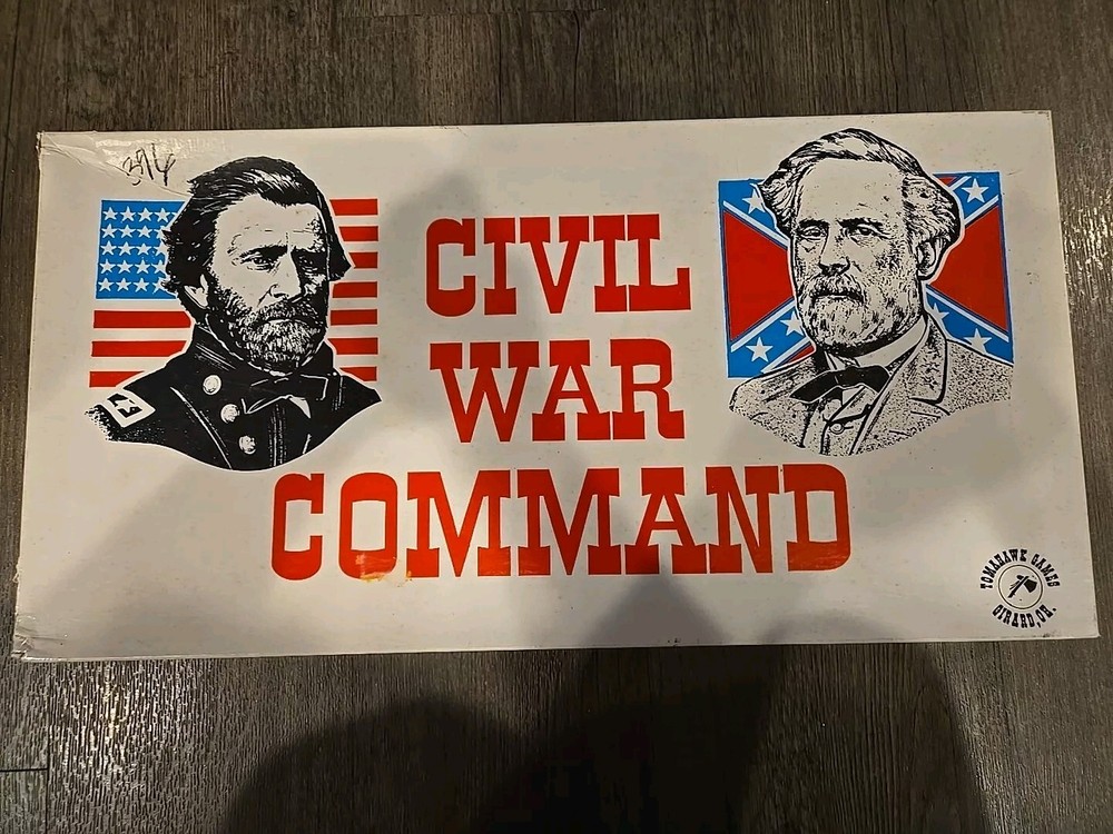 Tomahawk Games Civil War Command Board Game, 1991