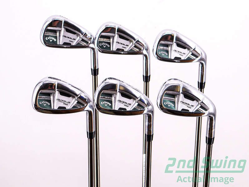 Callaway Rogue Pro Iron Set 6-PW AW Graphite Regular Flex Right Hand 36.75 Inches