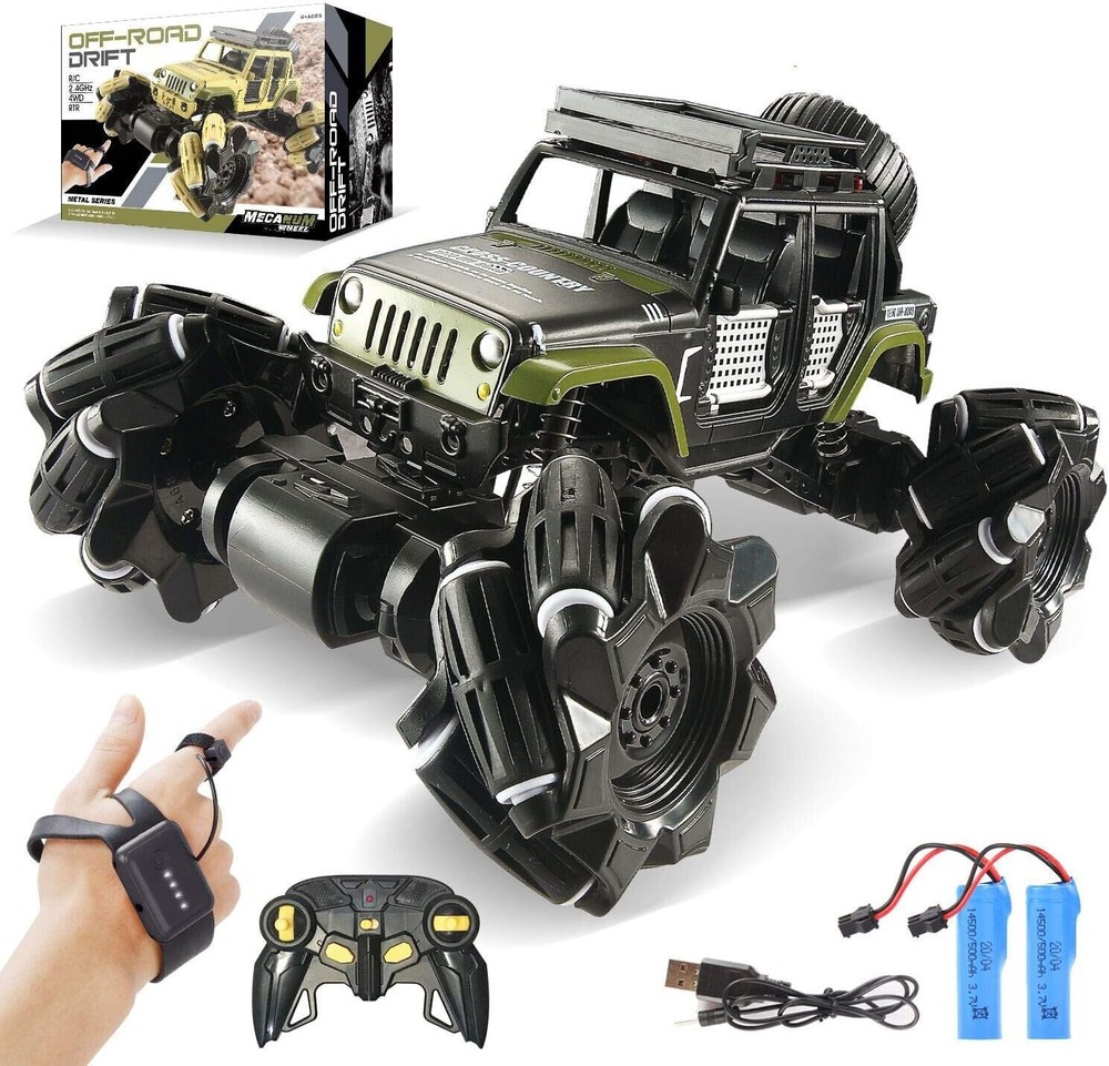 High-Speed 1:16 Drift RC Stunt Car with Rechargeable Batteries - 50m Range