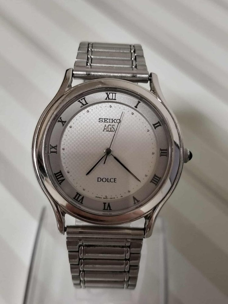 Vintage Seiko Dolce AGS 3M21-0A10 Rare Men's Watch