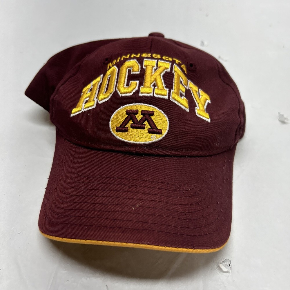 Minnesota Hockey Maroon And Gold Zephyr SnapBack Hat B10