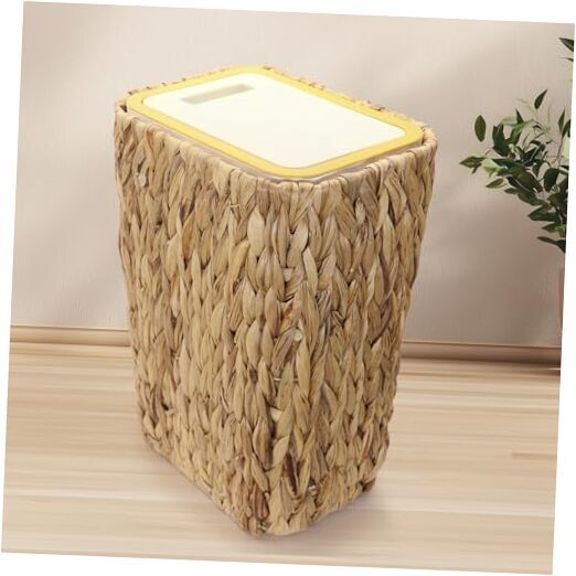 Slim Trash Can with Lid, 3 Gallon Small Trash Garbage Can Skinny Rubbish Waste