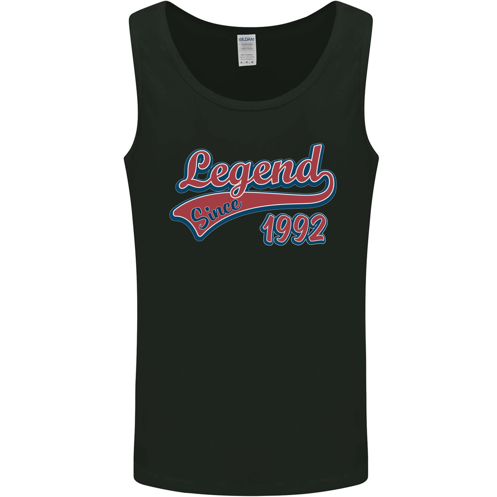 Legend Since 33rd Birthday 1992 Mens Vest Tank Top