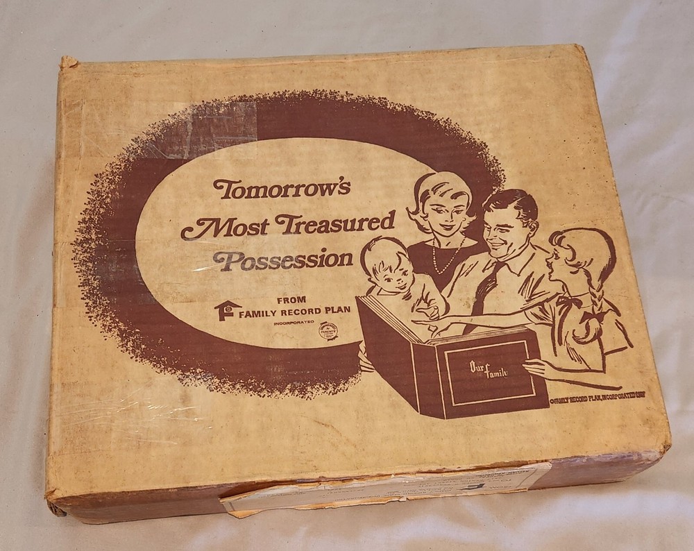 1963 Leather Bound Family Tree Album