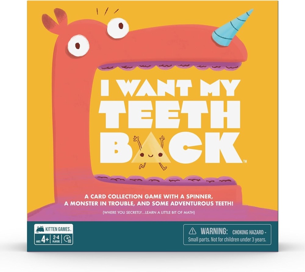 I want my teeth back by Exploding Kitten Games | Family game | 10 min play - NIP