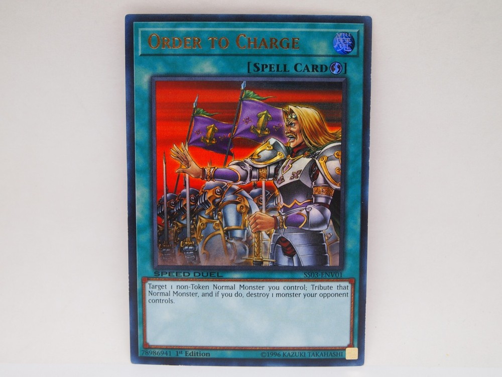 YuGiOh Speed Duel Order to Charge SS03 Ultra Rare 1st Edition
