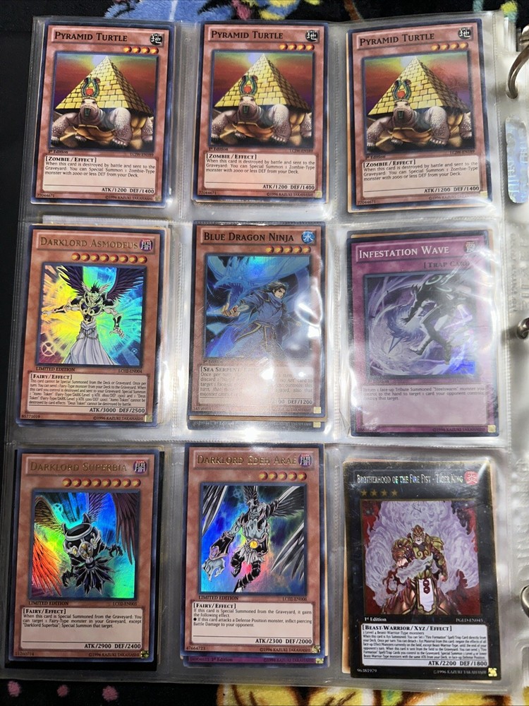 Huge Yugioh! 342 Holos Binder Card Lot 19 Full Pages Super Ultra Secret Rares NM