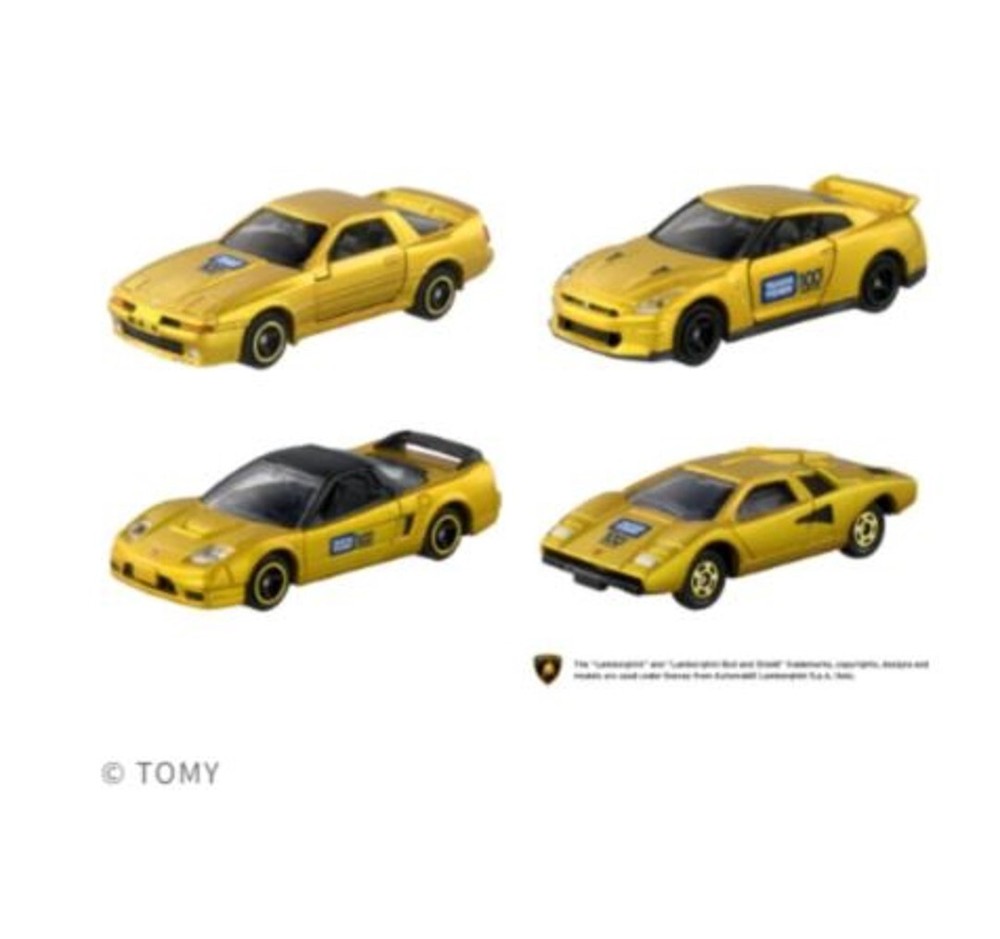 Presale Takara Tomy 100th Anniv Tomica Set Toyota Honda Nissan Lamborghini-image