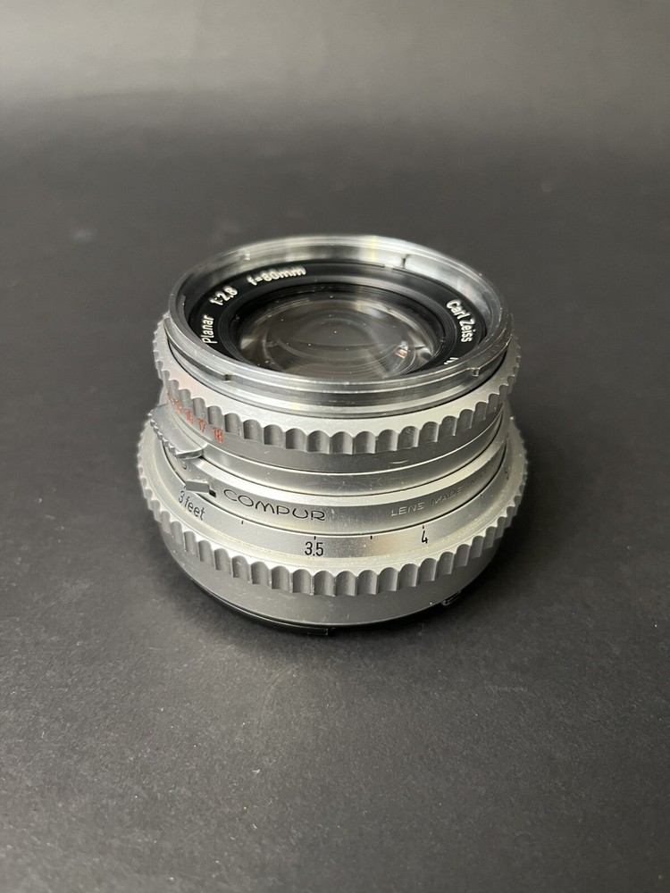 Hasselblad Carl Zeiss Planar 80mm f2.8 C Chrome Early Model with Caps