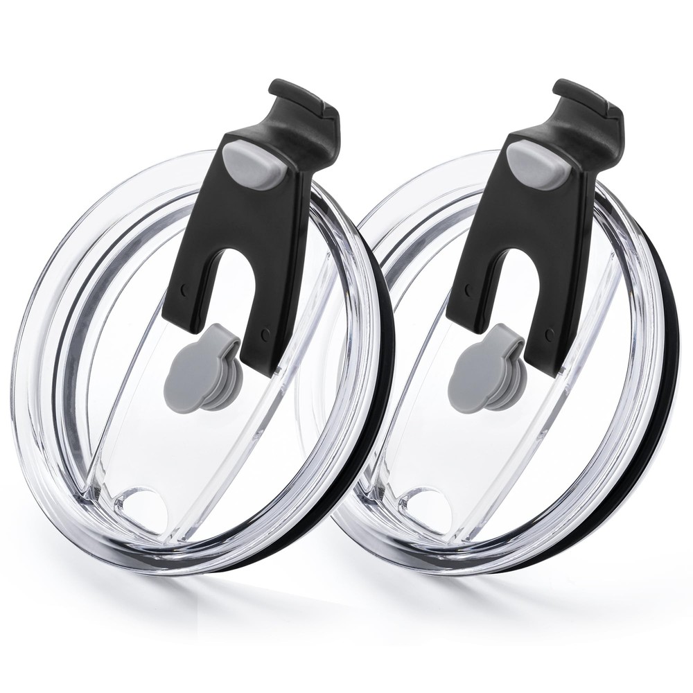 30oz Lids for Yeti Tumblers, 2Pack 30 oz Replacement Tumbler Lids Spill Proof...