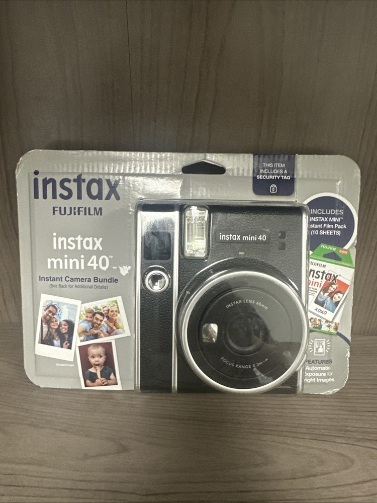 Fujifilm Instax Mini 40 Fuji Instant Film Camera Bundle