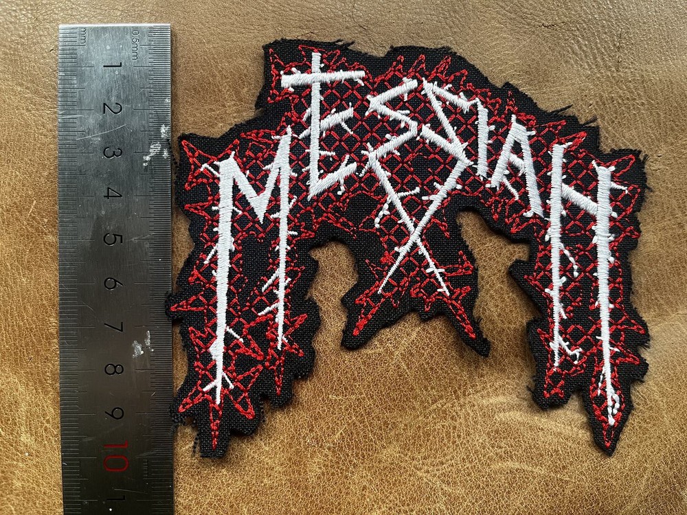 MESSIAH vintage logo patch for death thrash metal collectors