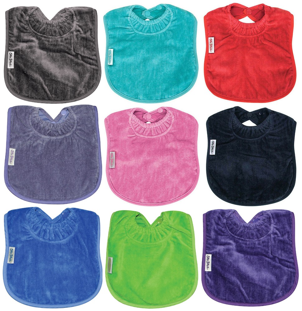 Silly Billyz Snuggly Premium Cotton Towel Toddler Bib with Secure Snap 360524