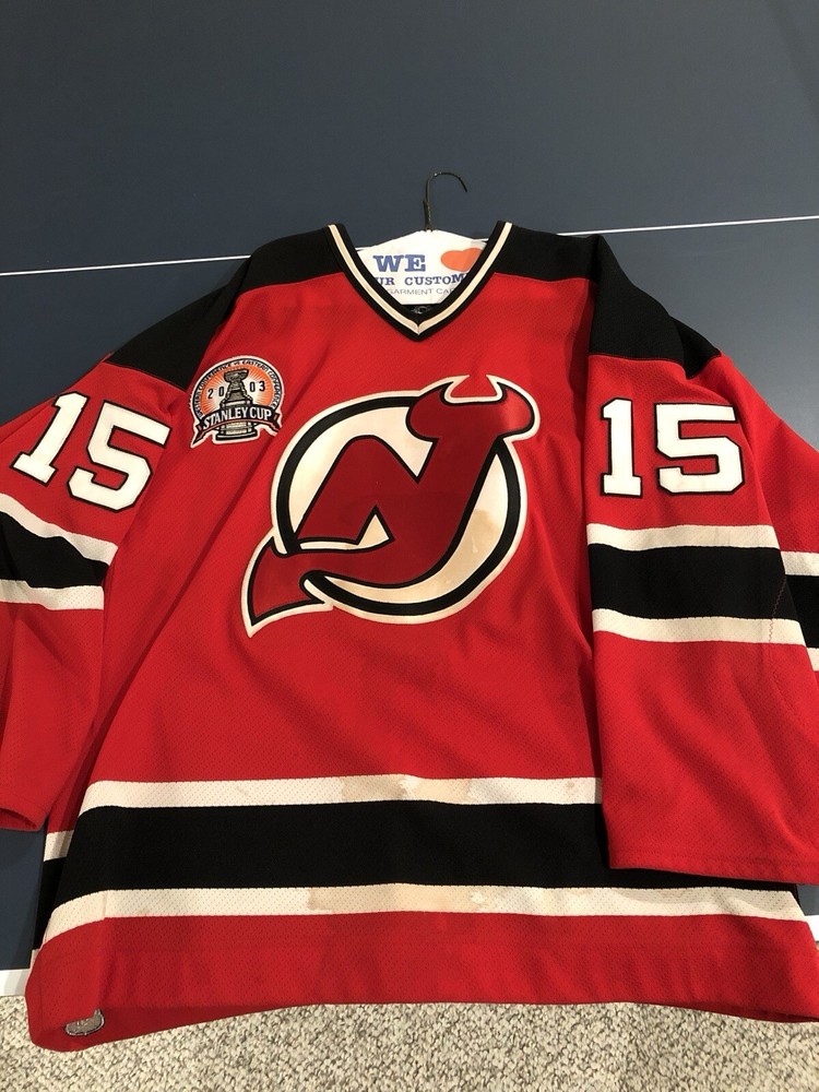 Autographed Jamie Langenbrunner 2003 Devils SCF Koho Authentic Jersey