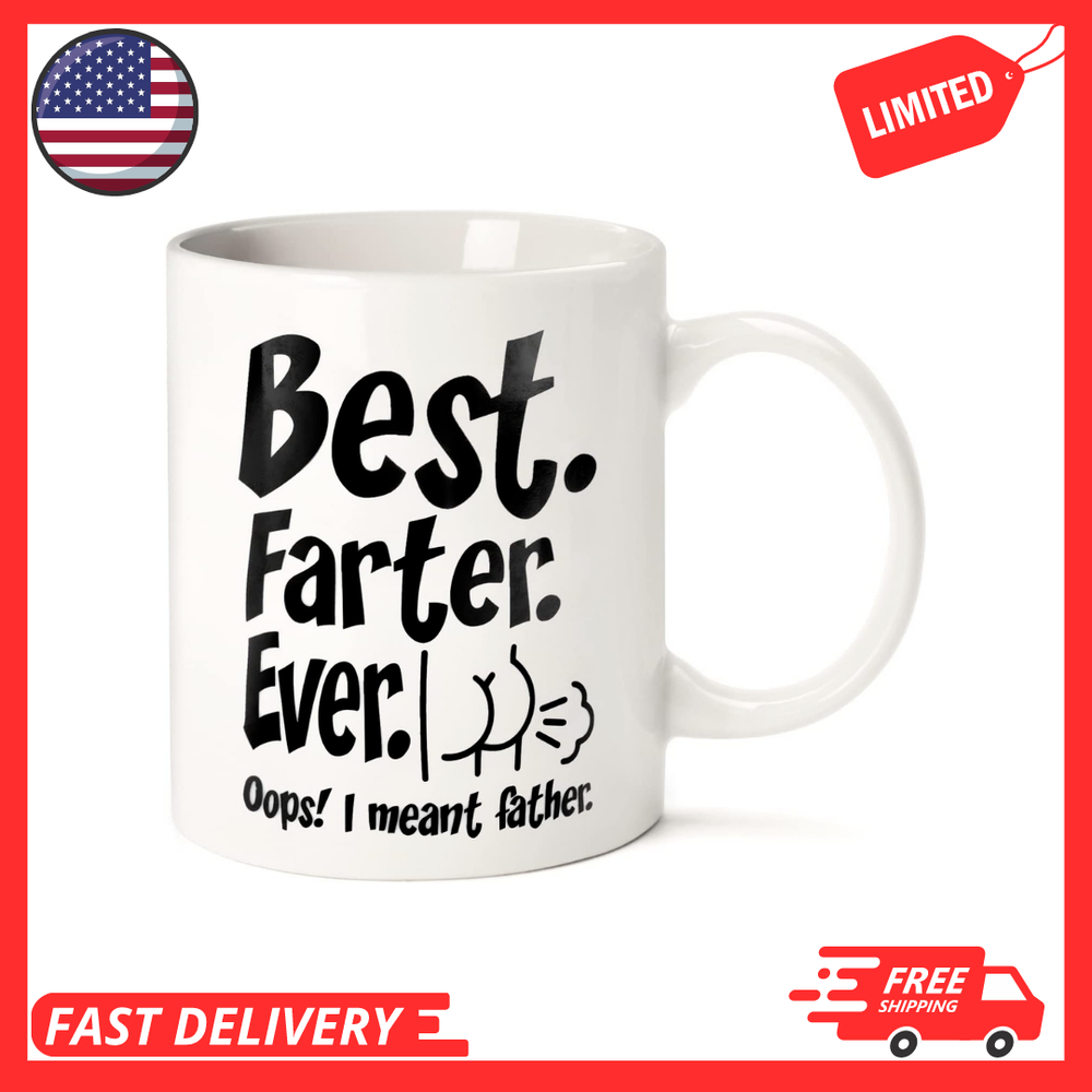 Fathers Day Funny Gifts for Dad Husband Him from Daughter Son Kids Wife Mug-image