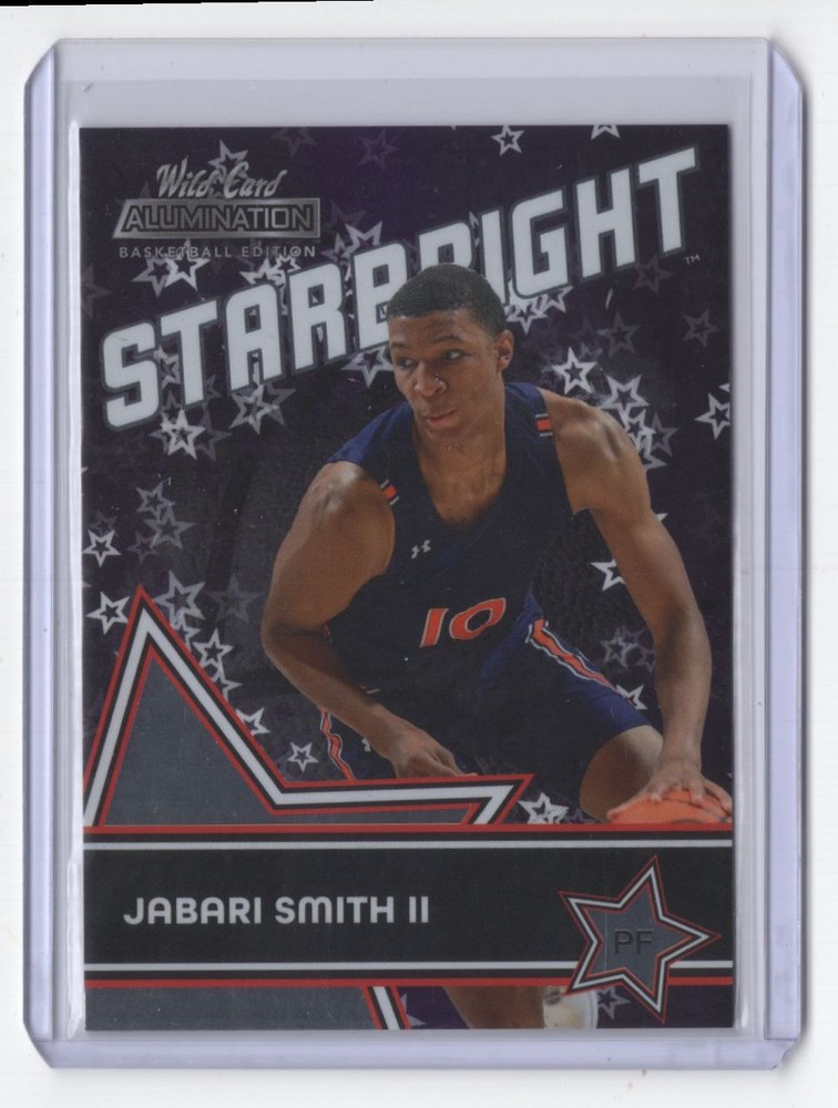 2021-22 Wild Card Alumination Starbright Jabari Smith Auburn Tigers #SB-8