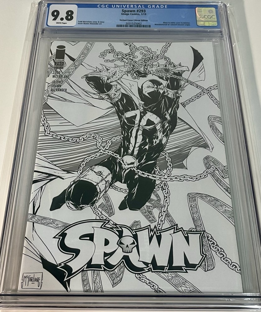 Spawn #293 McFarlane (SET) (1- CGC 9.8)  (1-RAW NM VIRGIN)