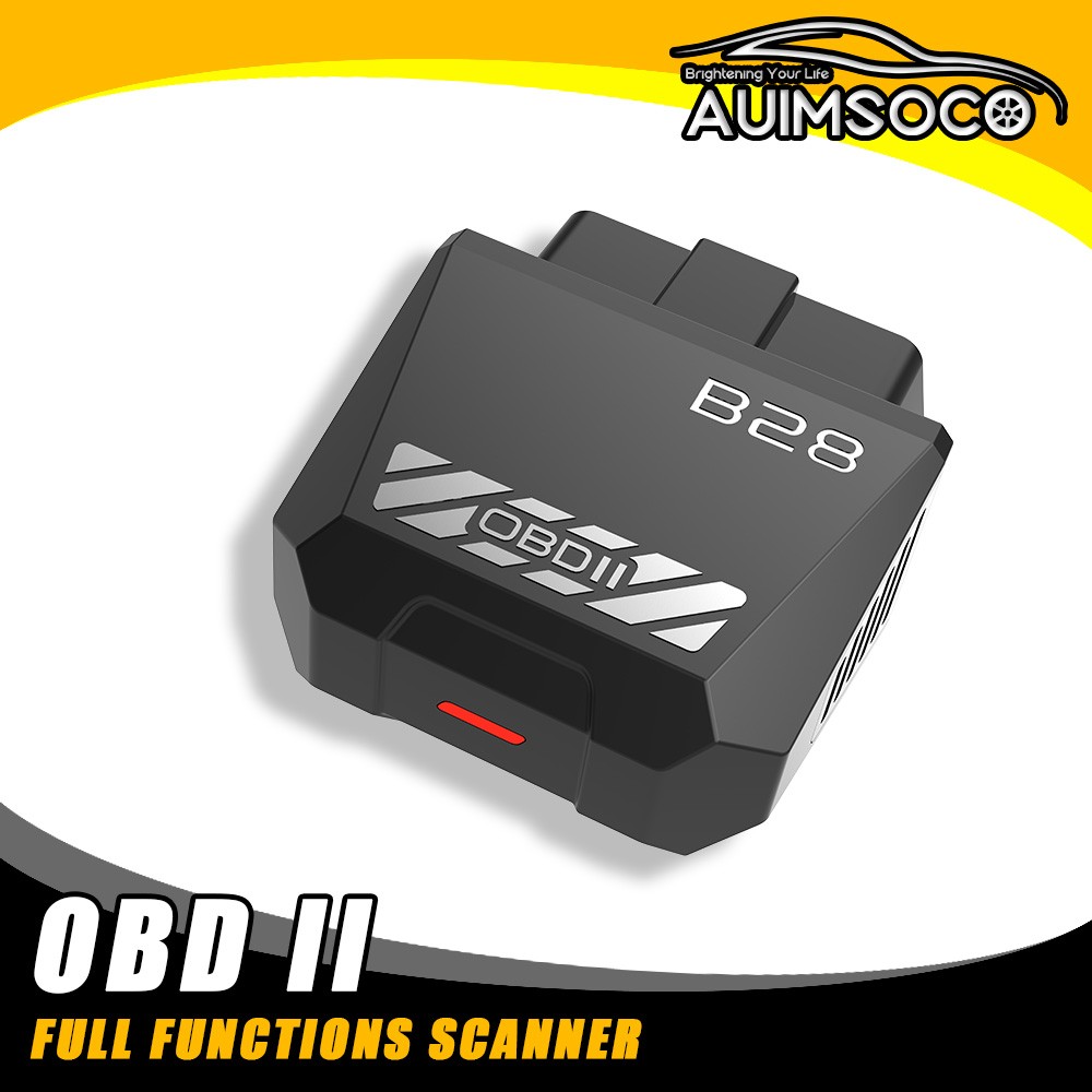 AUIMSOCO B28 OBD2 Scanner Bluetooth All System Car Diagnostic Reset Tool Oil