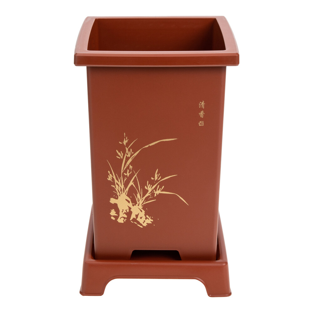 1 Set of Simple Orchid Planter Creative Garden Flowerpot Home Adornment US