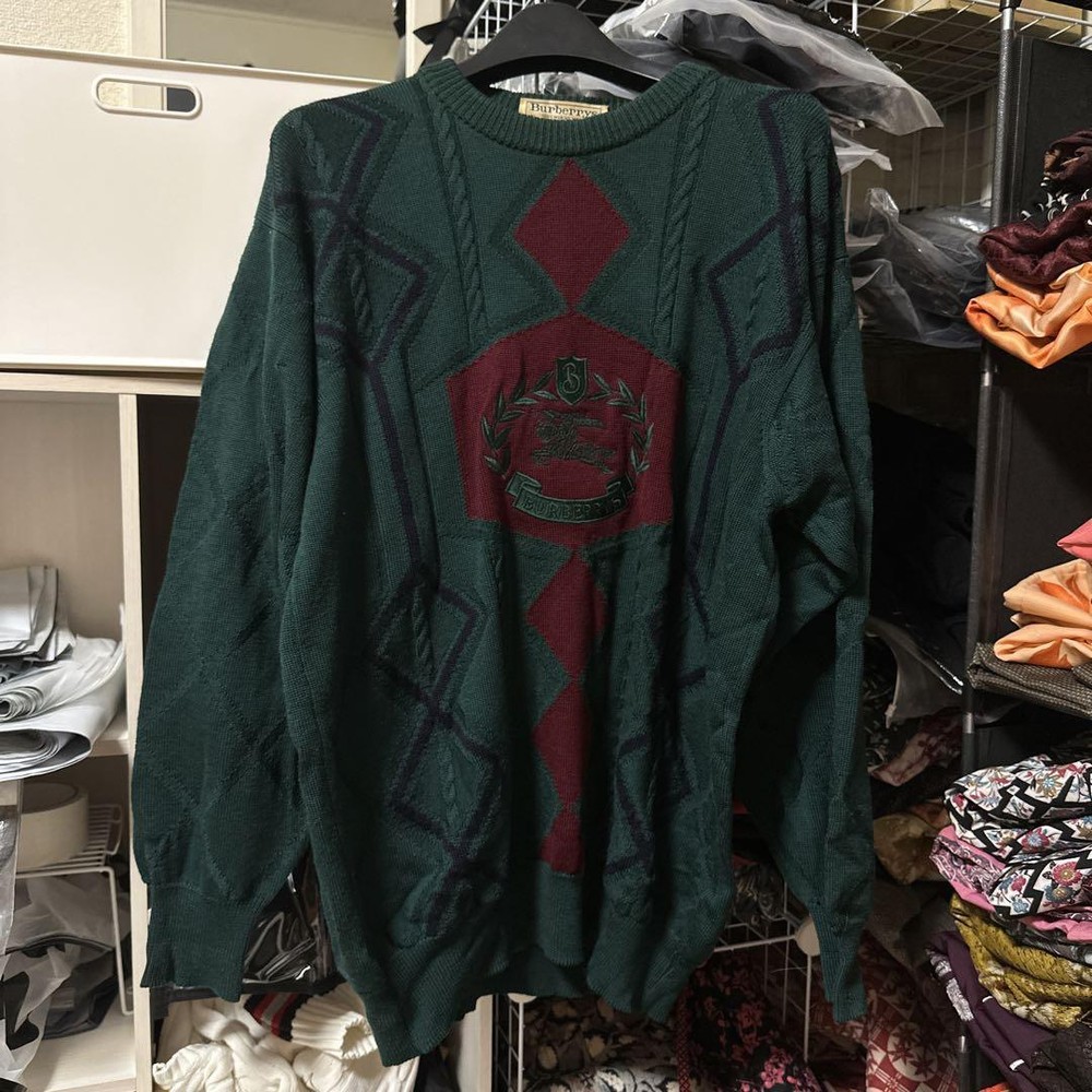 Burberry knit sweater Men's Fashion from Japan