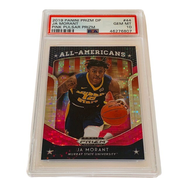 Ja Morant Rookie RC Panini Prizm All American Pink Pulsar PSA Gem 10 inserto #44