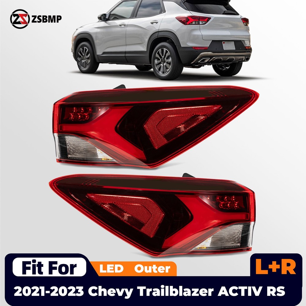 For 2021-2023 Chevy Trailblazer ACTIV RS Outer LED Pair Tail Light Lamp