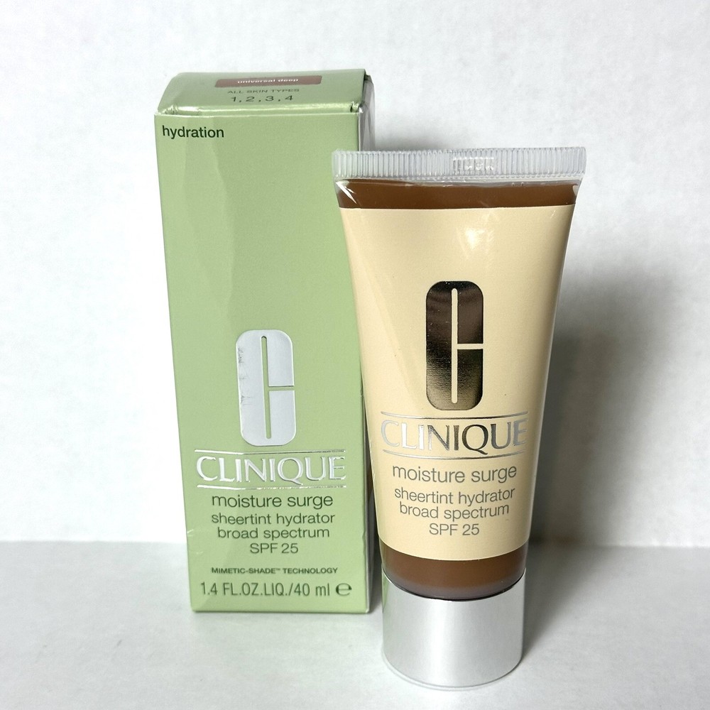 CLINIQUE Moisture Surge Sheertint Hydrator Universal Deep) SPF 25 - Full Size