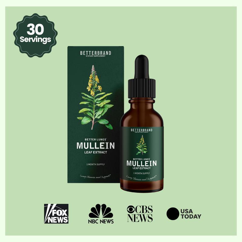 Mullein Leaf Extract Drops Tricholoma Leaf Herbal Drops for Respiratory Health