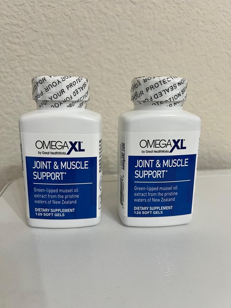2 Omega XL 120 ct by Great HealthWorks Small, Potent,Joint Pain Relief, Omega-3