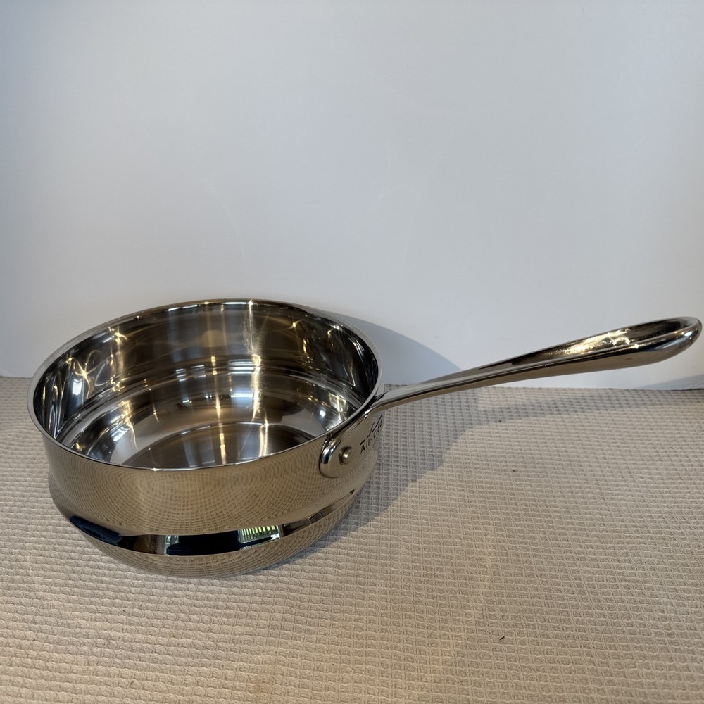 ALL-CLAD 8-Inch Stainless Steel Double Boiler Insert Super Shiny Finish