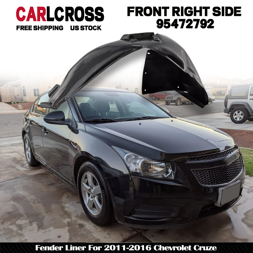 Fender Liner Splash Guard For 2011-2016 Chevrolet Cruze Front Passenger 95472792
