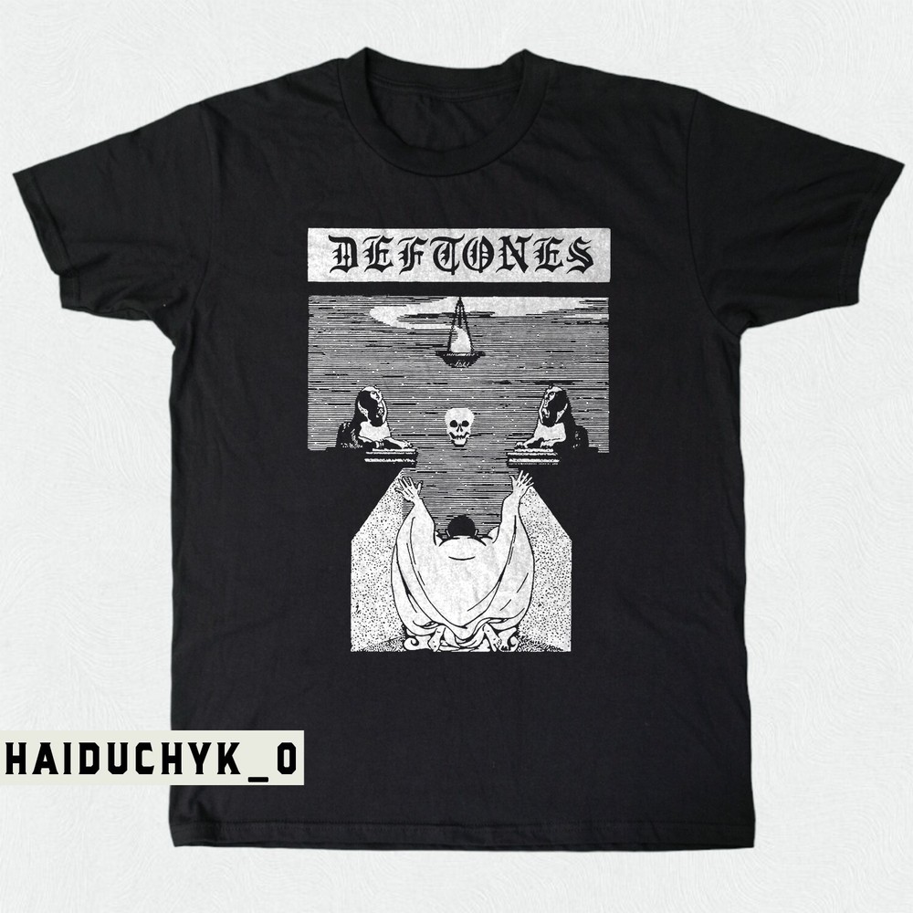 90s Deftones Digital Bath Vintage Cotton Unisex Black T-shirt Size S-5XL