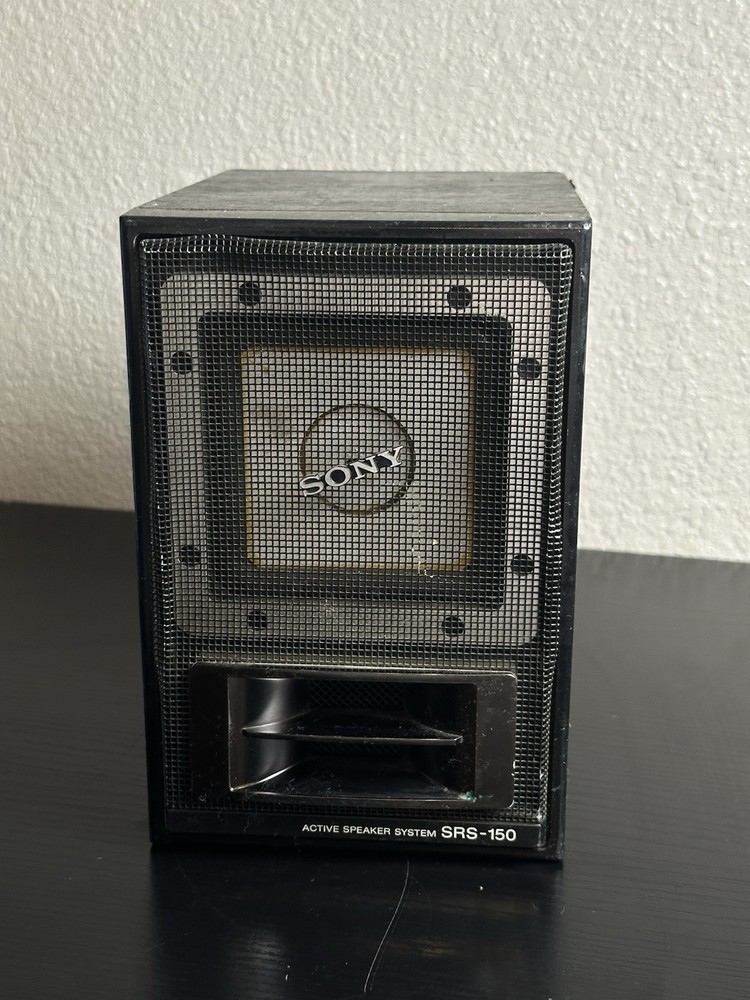 Vintage SONY SRS-150 Amplified Active/Passive Speaker System