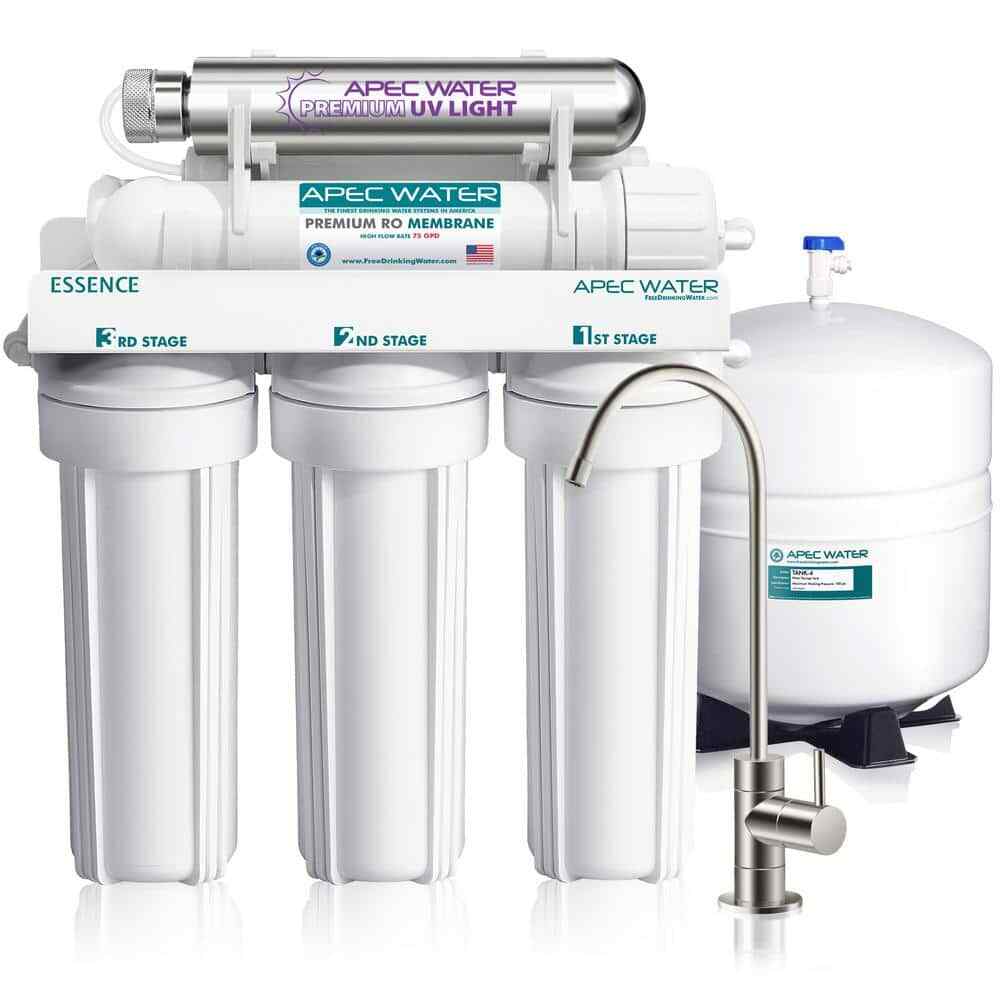 Essence Series UV Sterilizer 75 GPD 6-Stage Under-Sink Reverse Osmosis Drinking