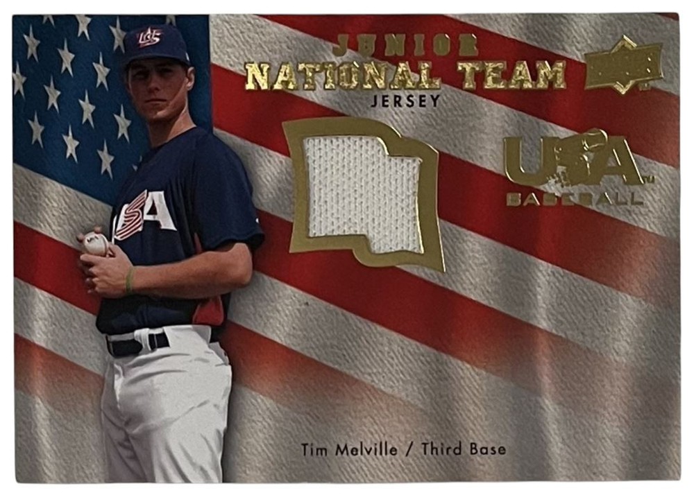 2008 Upper Deck USA Junior National Team Jersey #USJR-TM Tim Melville