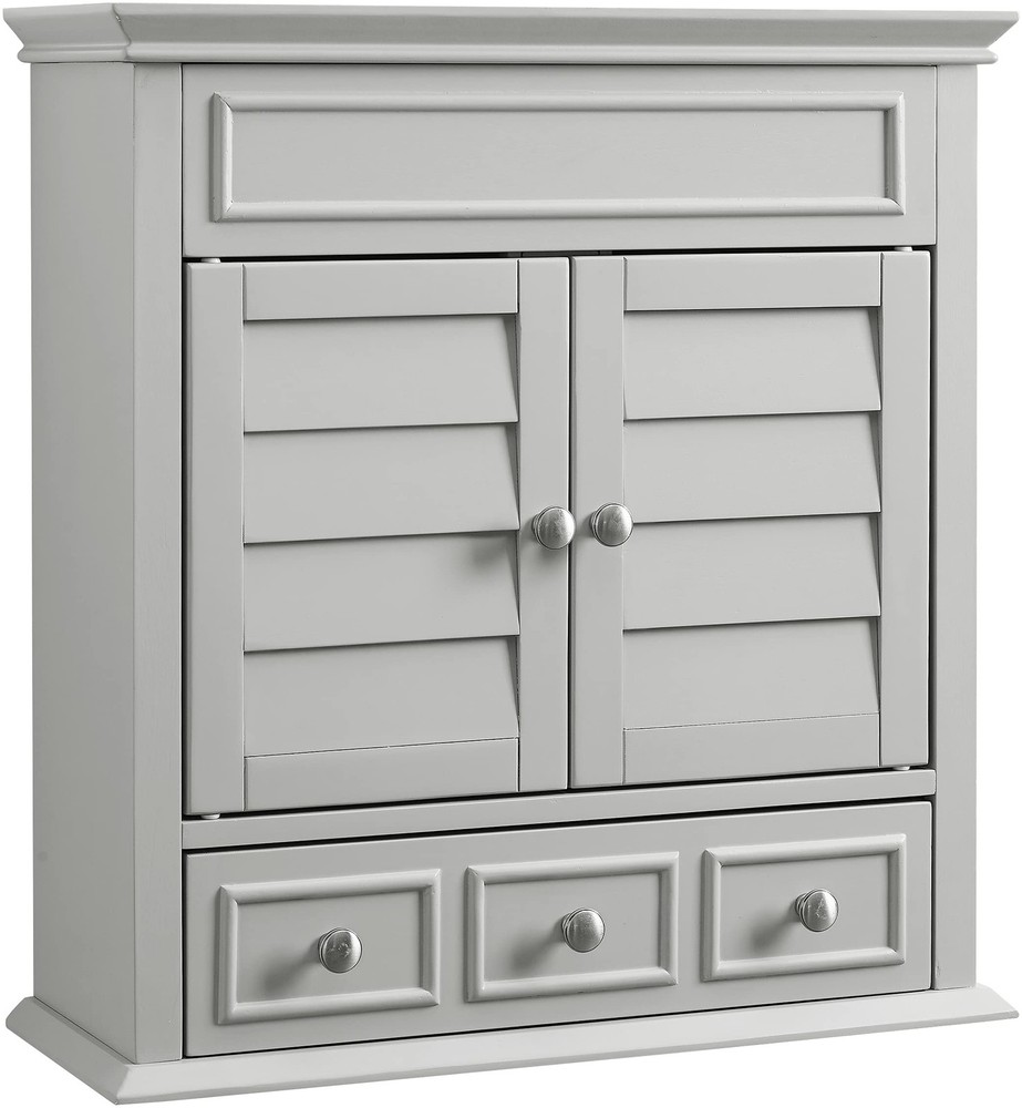 Lydia Wall Mounted Bathroom Storage Medicine Cabinet with Drawer and Shelves