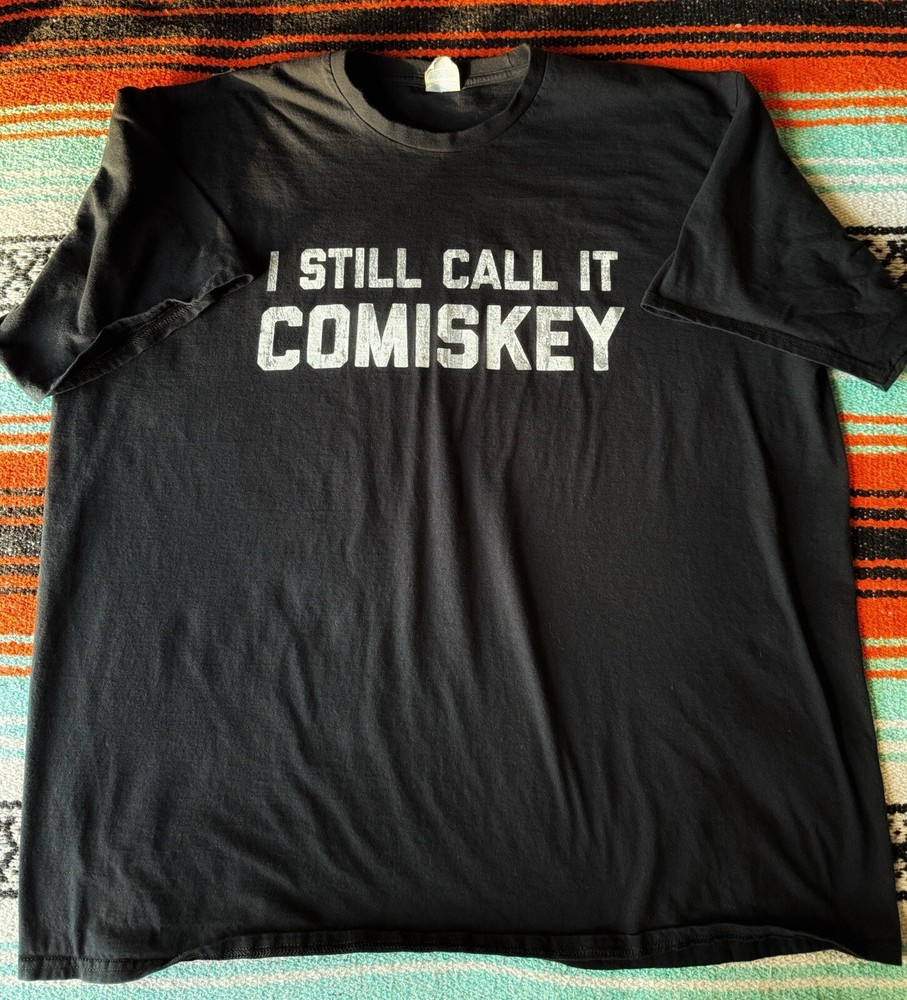 “I Still Call It Comiskey” 3XL Fruit Of The Loom Men’s Black T-Shirt White Sox