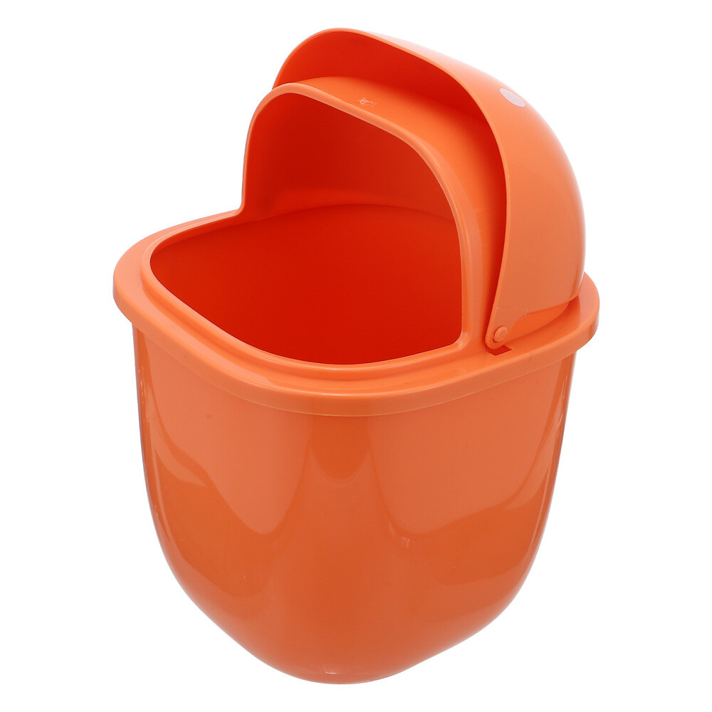 Car Decor Desktop Trash Can Stylish Wastepaper Basket Mini Office