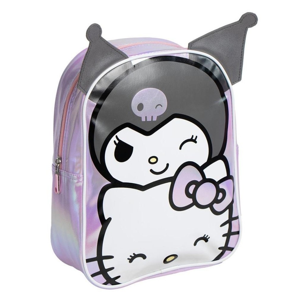 Hello Kitty Kuromi holographic backpack, 32 cm